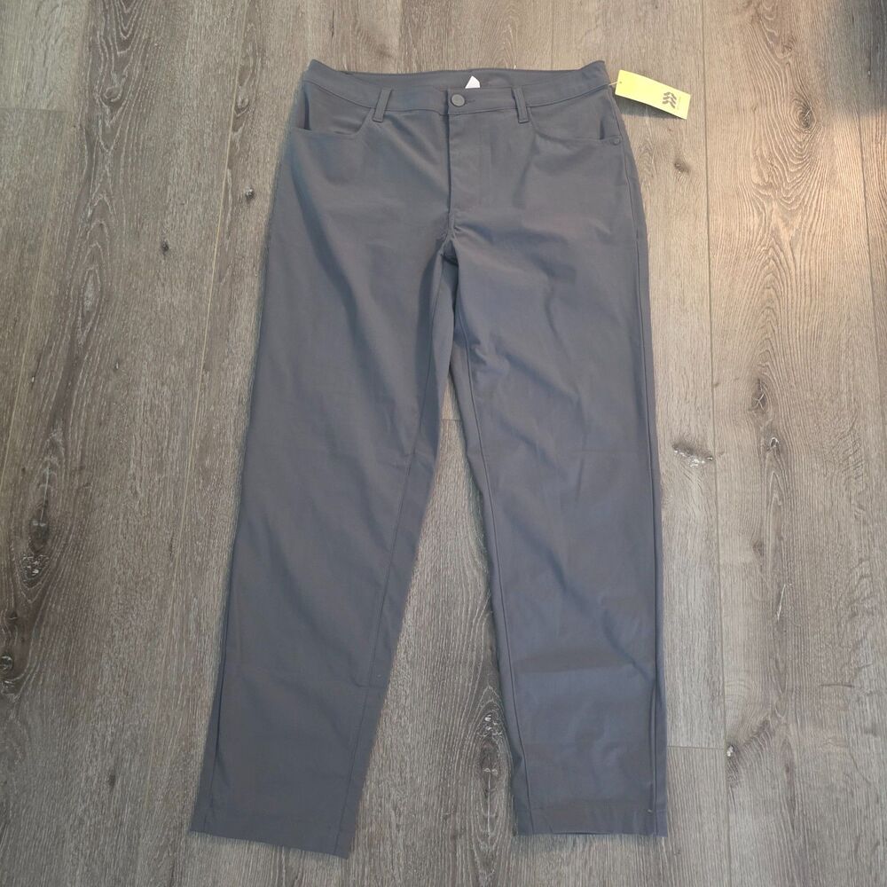 NWT Mens 360 Lifestyle Trouser Golf Pants - All In Motion Stretch 34x32 Gray - Picture 2 of 5